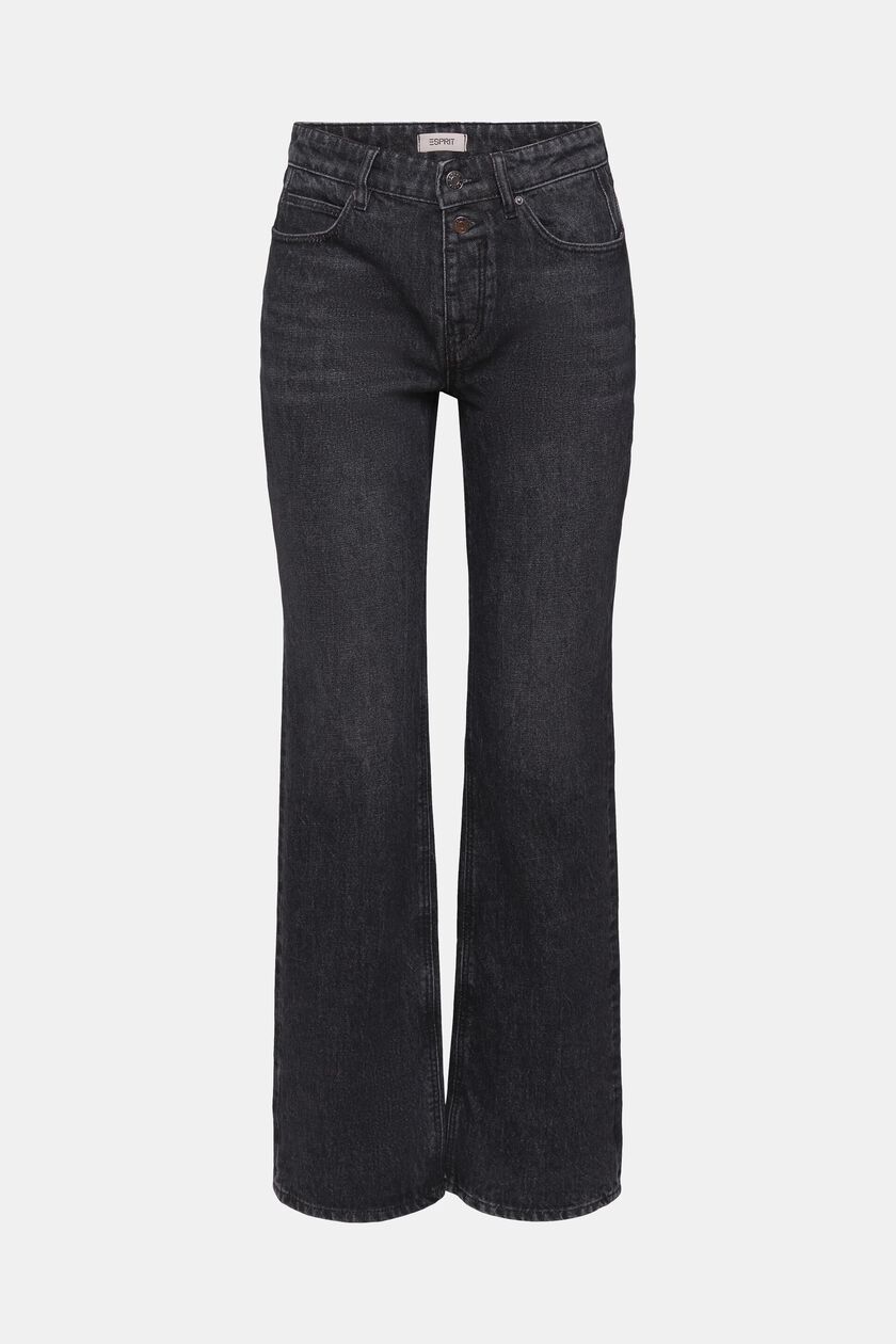 Mid-rise western bootcut jeans