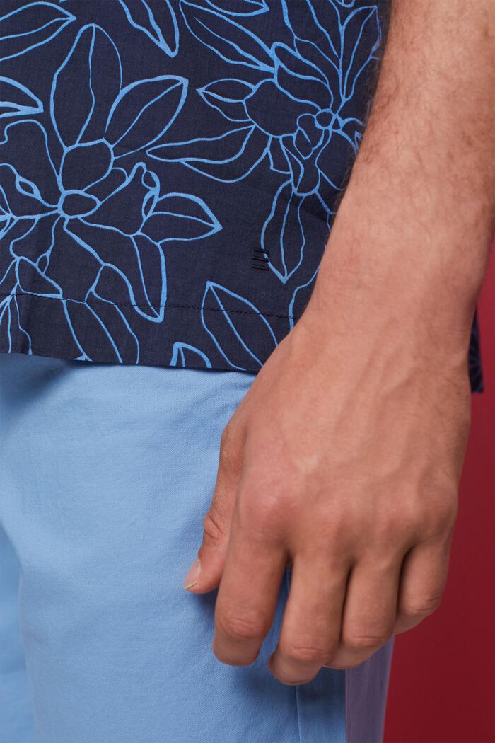 印花短袖恤衫, 海軍藍, detail image number 2