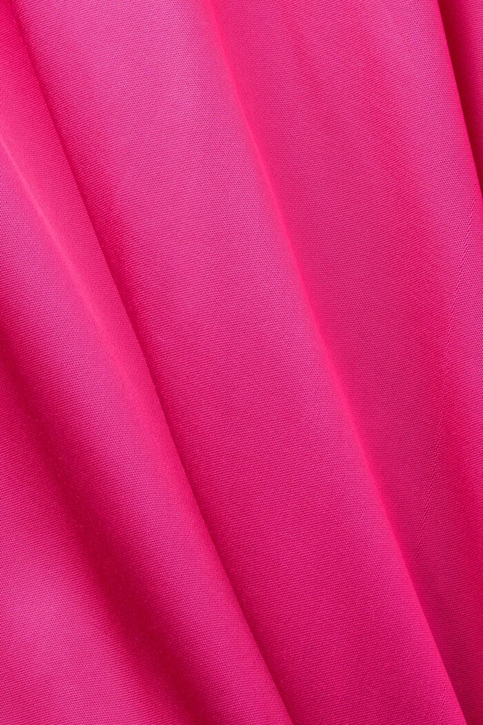 ‌緞面中長款半身裙, 桃紅色, detail image number 4