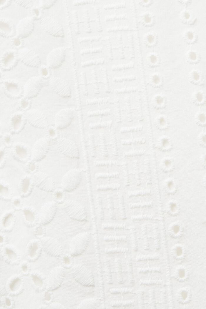 LENZING™ ECOVERO™刺繡短款上衣, 白色, detail image number 4