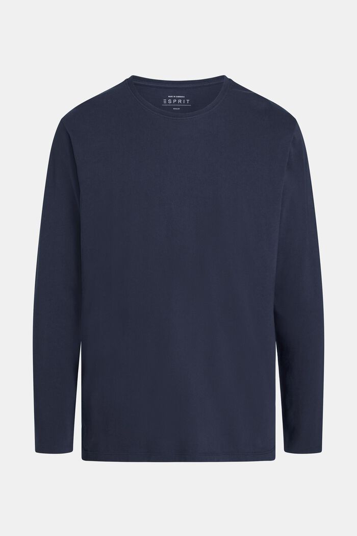 標準版型素色T恤, 海軍藍, detail image number 4