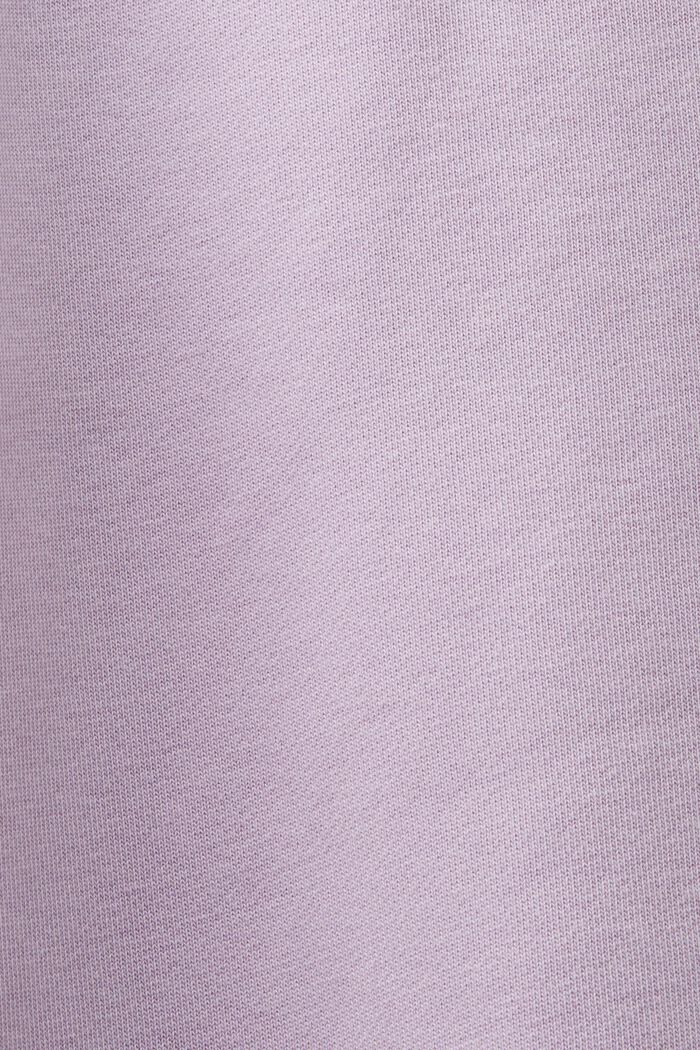 ‌棉質搖粒絨LOGO標誌運動褲, 淡紫色, detail image number 4