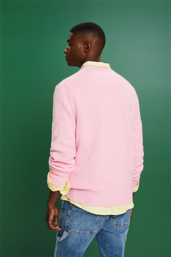 Cashmere sweater, PINK, detail image number 3
