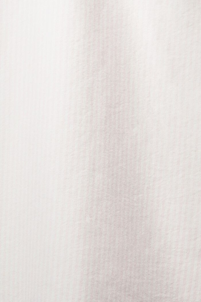 長袖牛津條紋女裝恤衫, 白色, detail image number 4