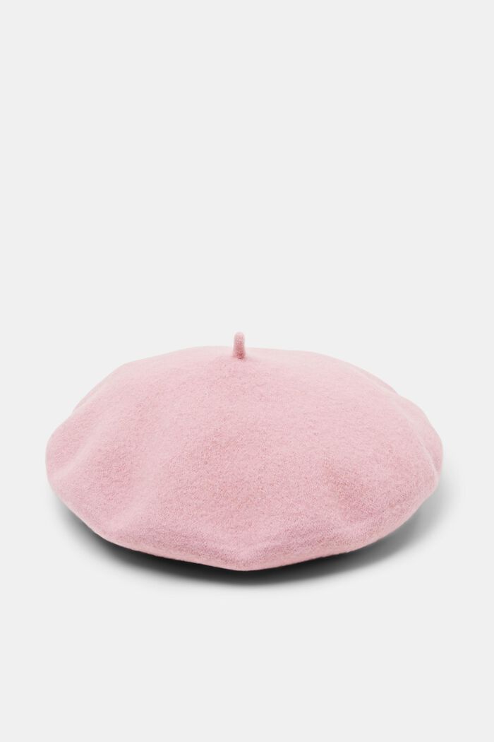 ‌羊毛混紡貝雷帽, 粉紅色, detail image number 0