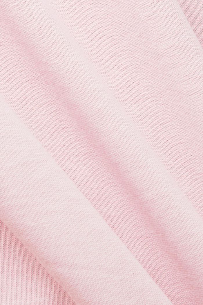 幾何印花有機棉T恤, 粉紅色, detail image number 5