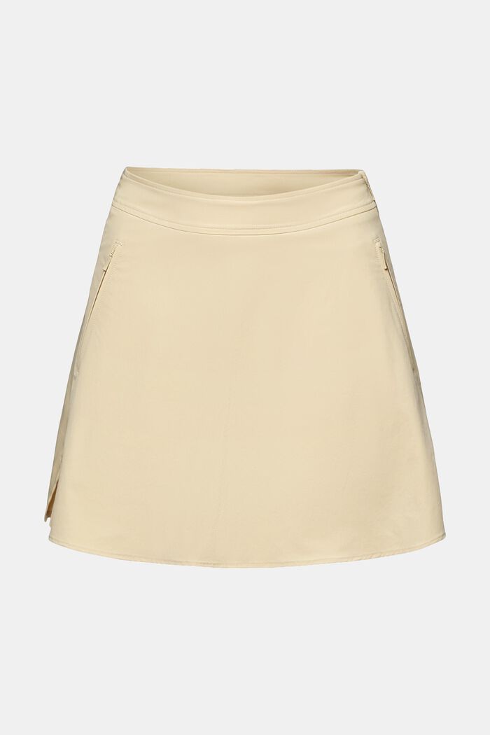 Two-Tone A-Line Skirt, SAND 2, detail image number 7