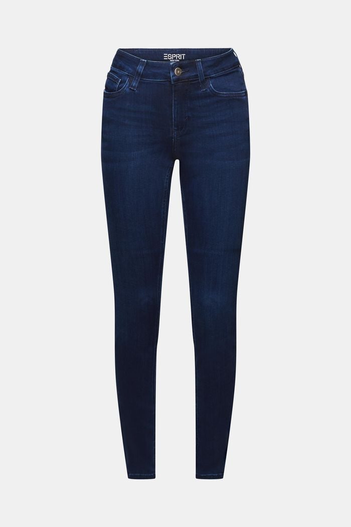 Mid-Rise Skinny Jeans, BLUE LIGHT WASHED, detail image number 7