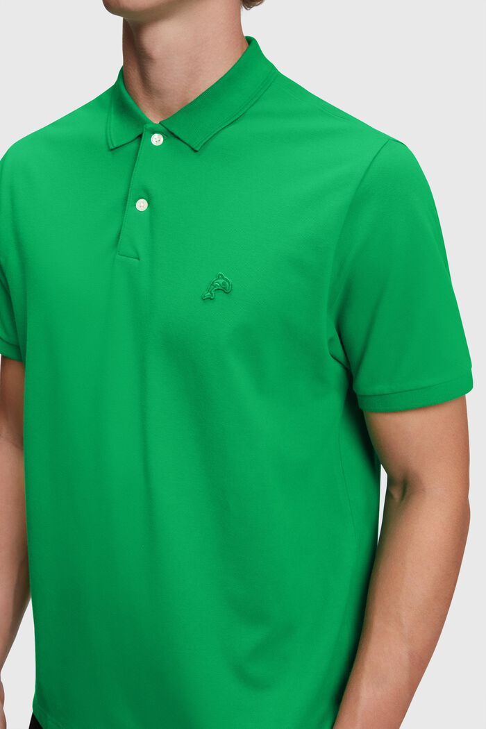 Dolphin Tennis Club Classic Polo, GREEN, detail image number 2
