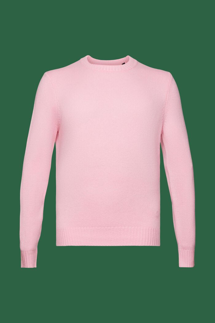 羊絨套頭衫, 粉紅色, detail image number 7