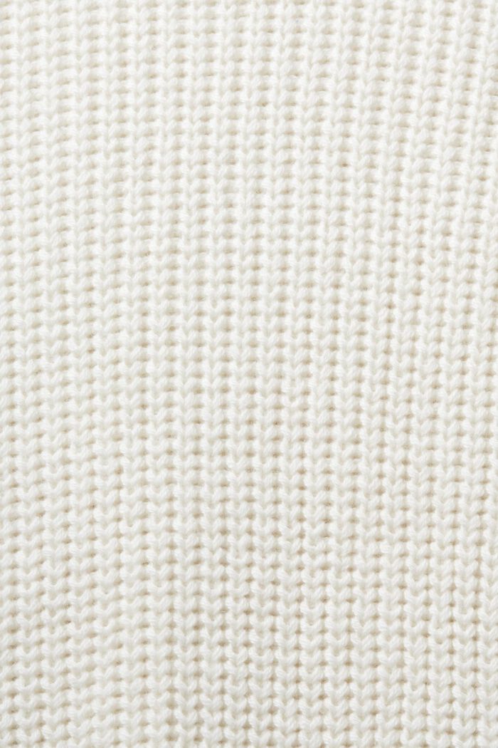 ‌羊毛混紡絞花針織毛衣連身裙, 白色, detail image number 5