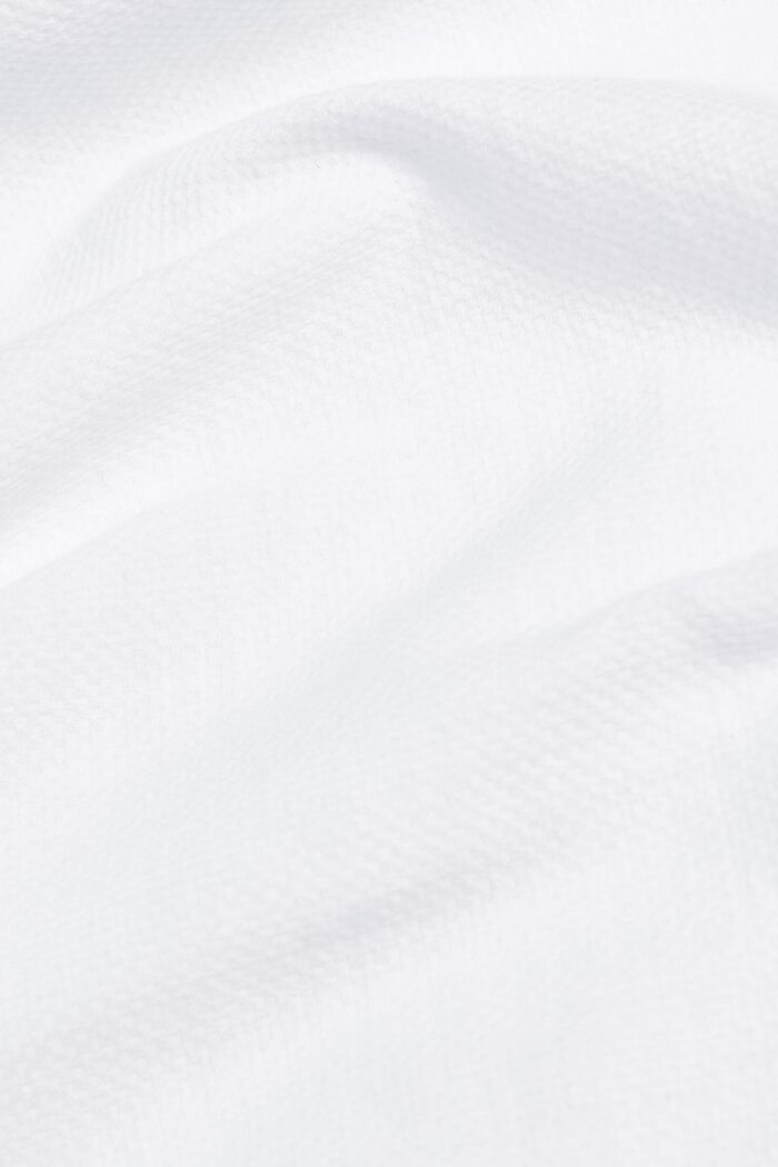小提花恤衫, 白色, detail image number 6