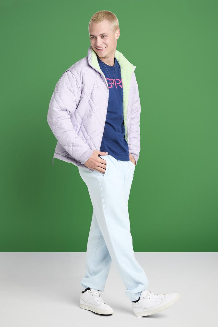 ‌雙面穿可拆卸絎縫夾克, 淺紫色, detail image number 2