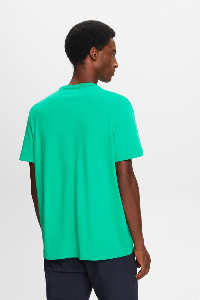 圖案式LOGO標誌T恤, 綠色, detail image number 4