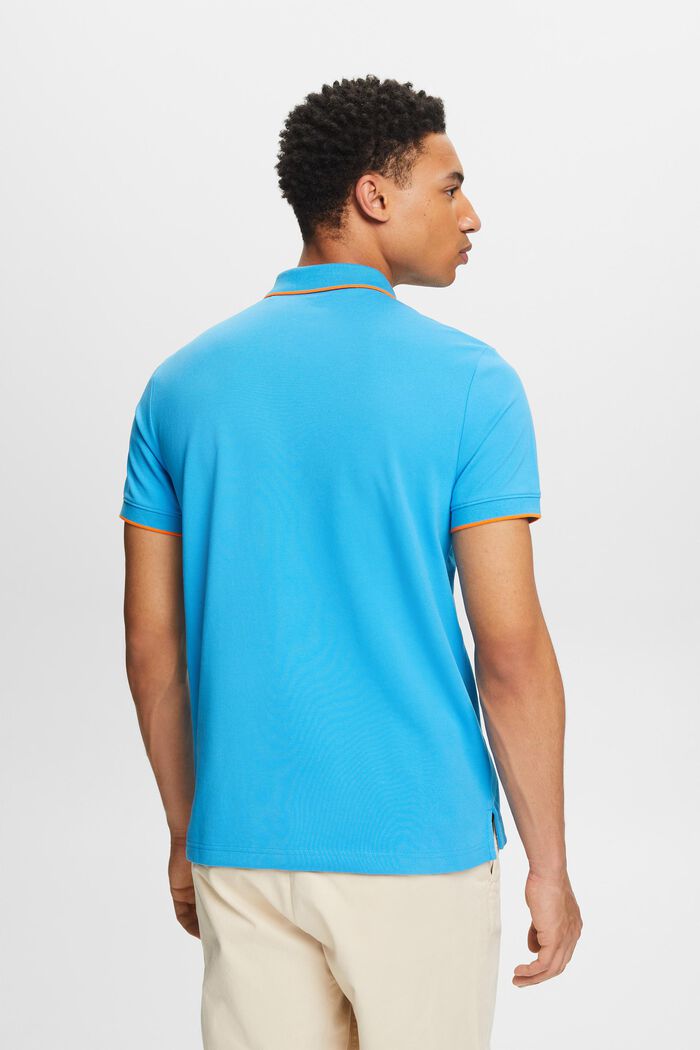 LOGO標誌POLO衫, 藍色, detail image number 3