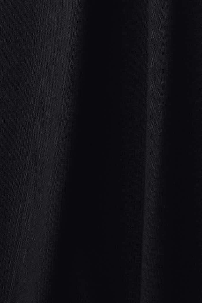 ‌LOGO標誌短袖T恤, 黑色, detail image number 5
