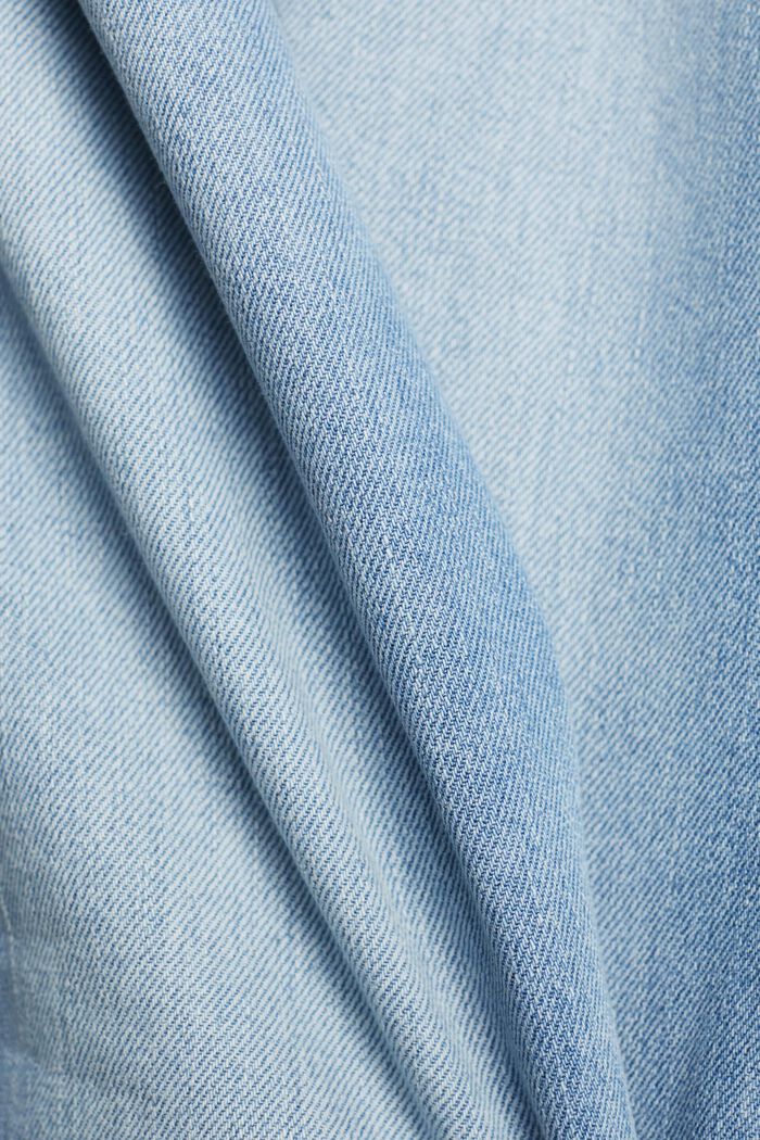 高腰牛仔褲, BLUE MEDIUM WASHED, detail image number 6