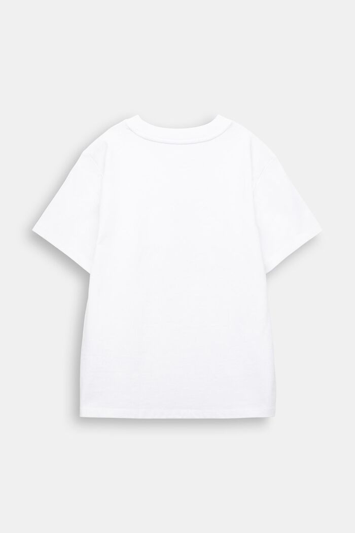 Graphic Cotton Jersey T-Shirt, WHITE, detail image number 2