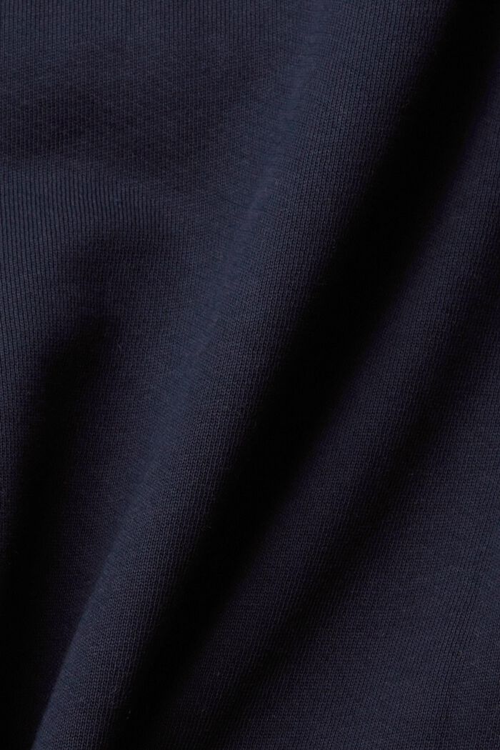 Sustainable cotton sweatshirt with applique, NAVY, detail image number 1