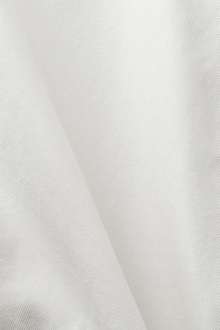 有機棉恤衫式外套, 白色, detail image number 6