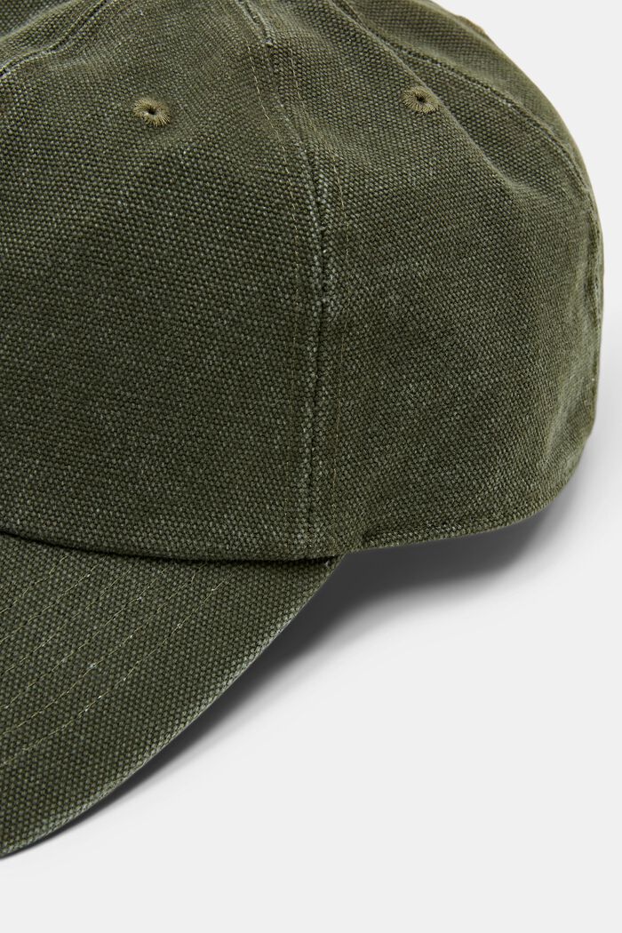 帆布棒球帽, 軍綠色, detail image number 1