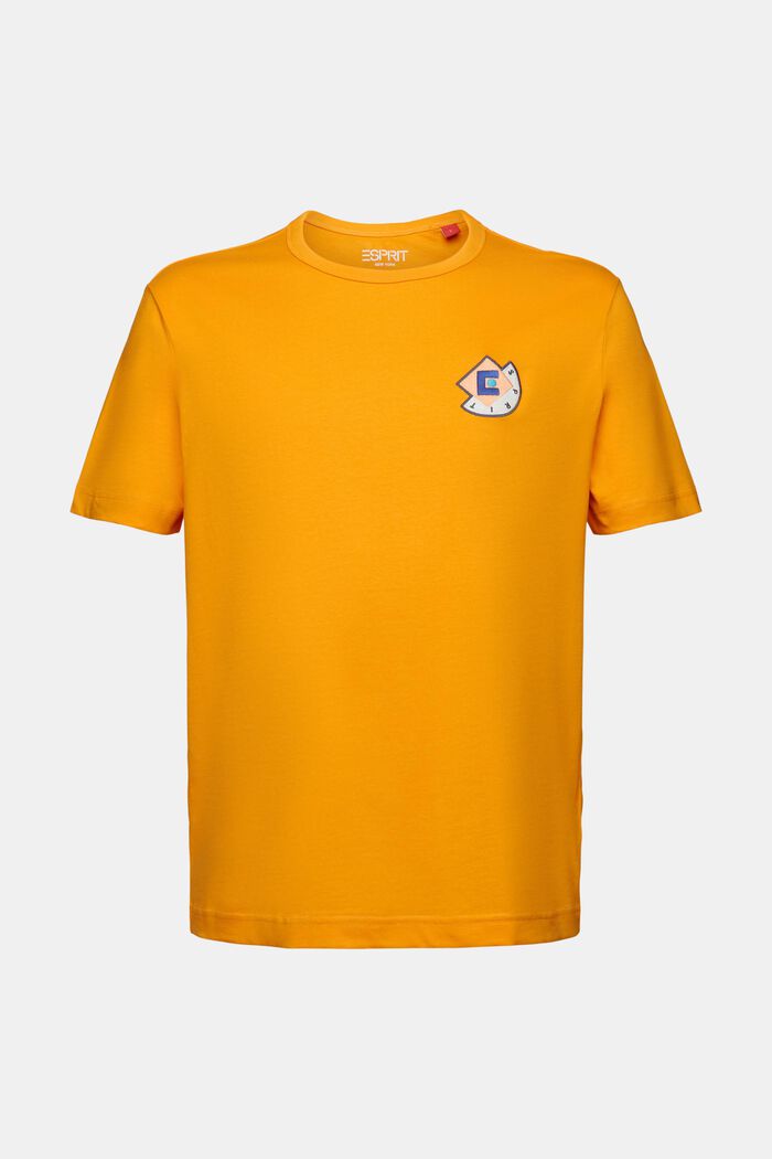 圖案式LOGO標誌T恤, 橙金色, detail image number 6
