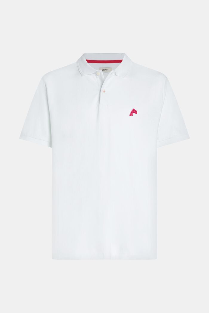 Dolphin Tennis Club Classic Polo, WHITE, detail image number 4