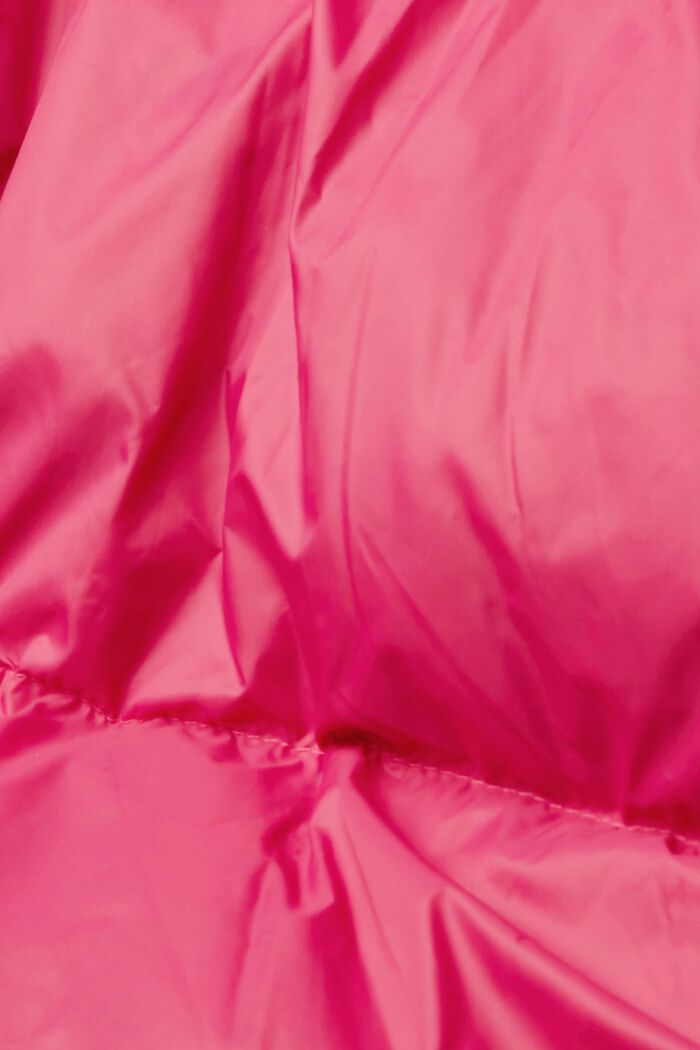 羽絨絎縫外套, 深粉紅色, detail image number 1