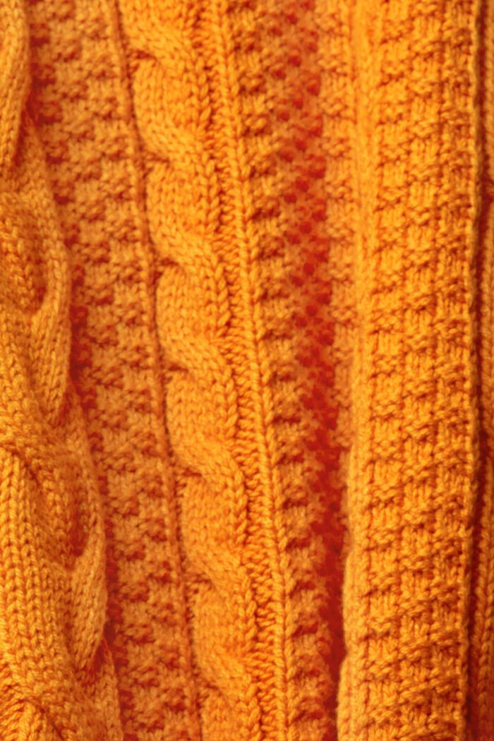 Cable knit jumper, GOLDEN ORANGE, detail image number 1