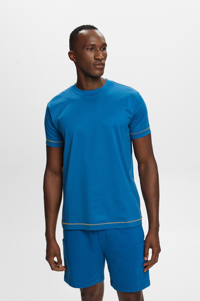 T-Shirts, 深藍色, detail image number 0