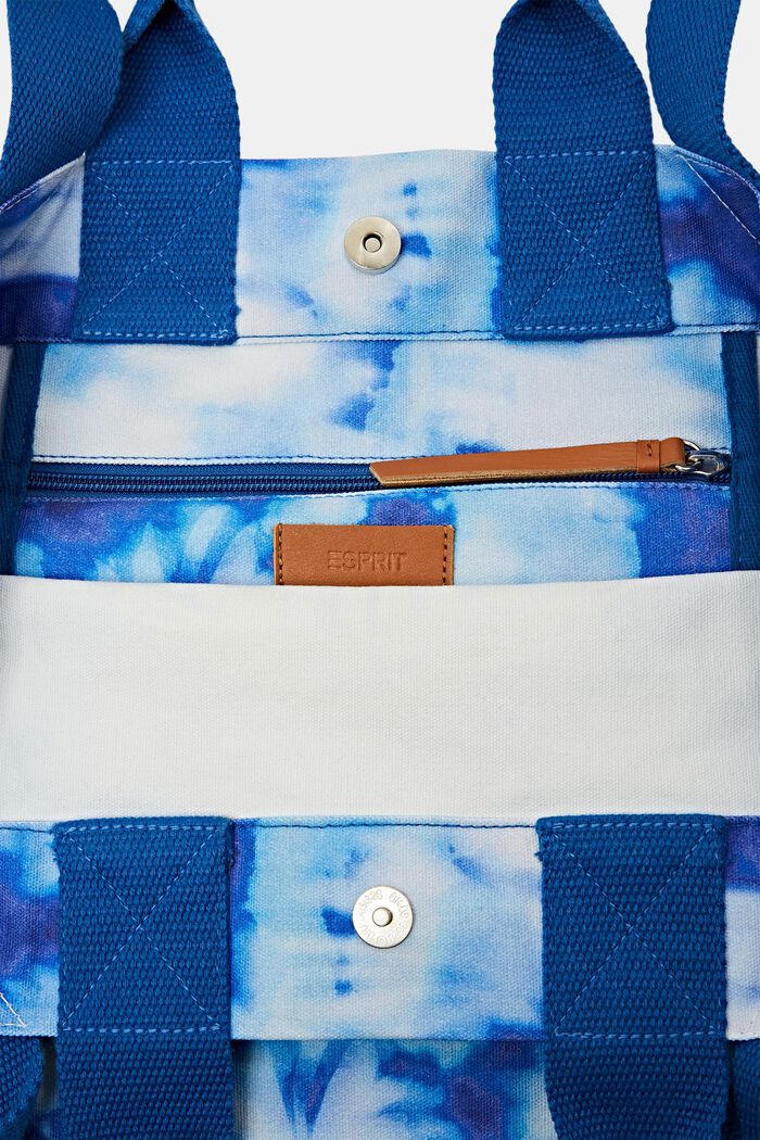 ‌雙色購物袋, 淺藍色, detail image number 3