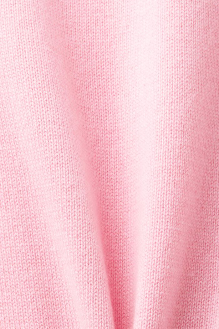 羊絨套頭衫, 粉紅色, detail image number 6