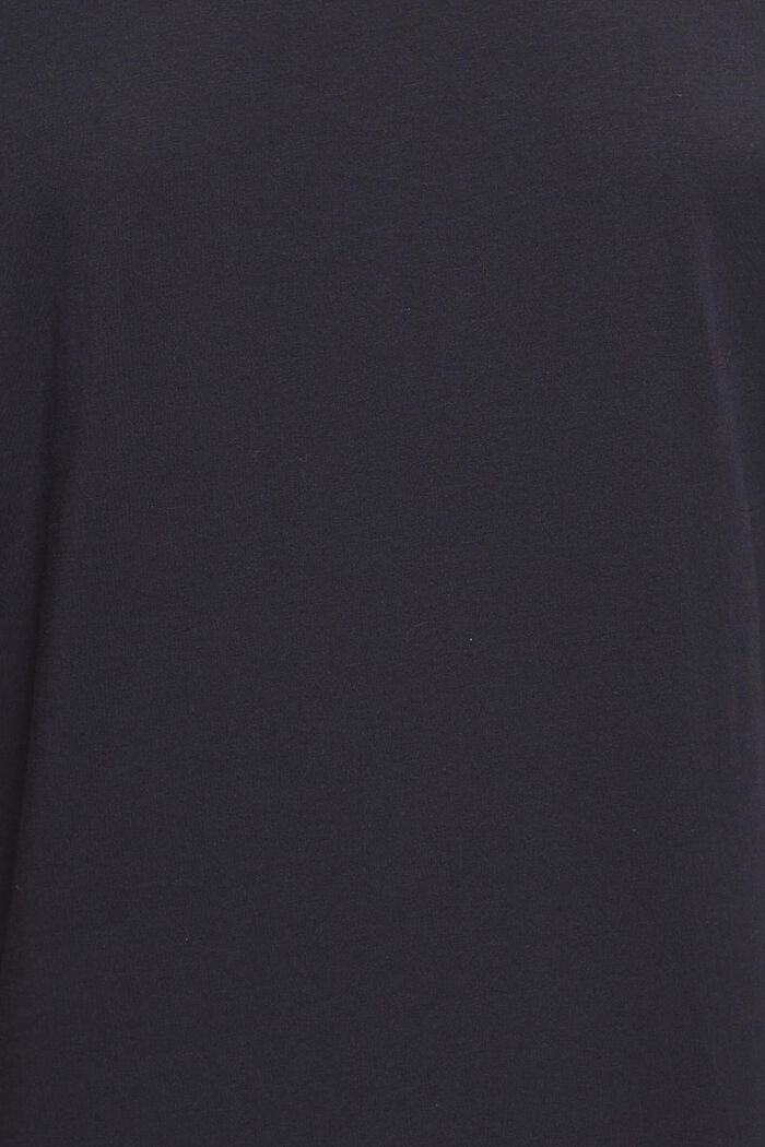 兩件裝圓領棉質 T 恤, 黑色, detail image number 5