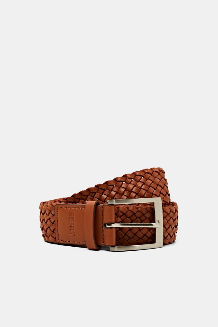 Belts leather, 啡色, detail image number 0