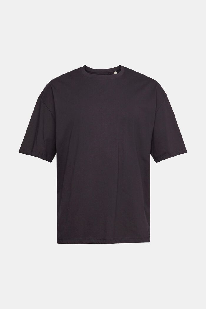 寬鬆針織 T 恤, 黑色, detail image number 2