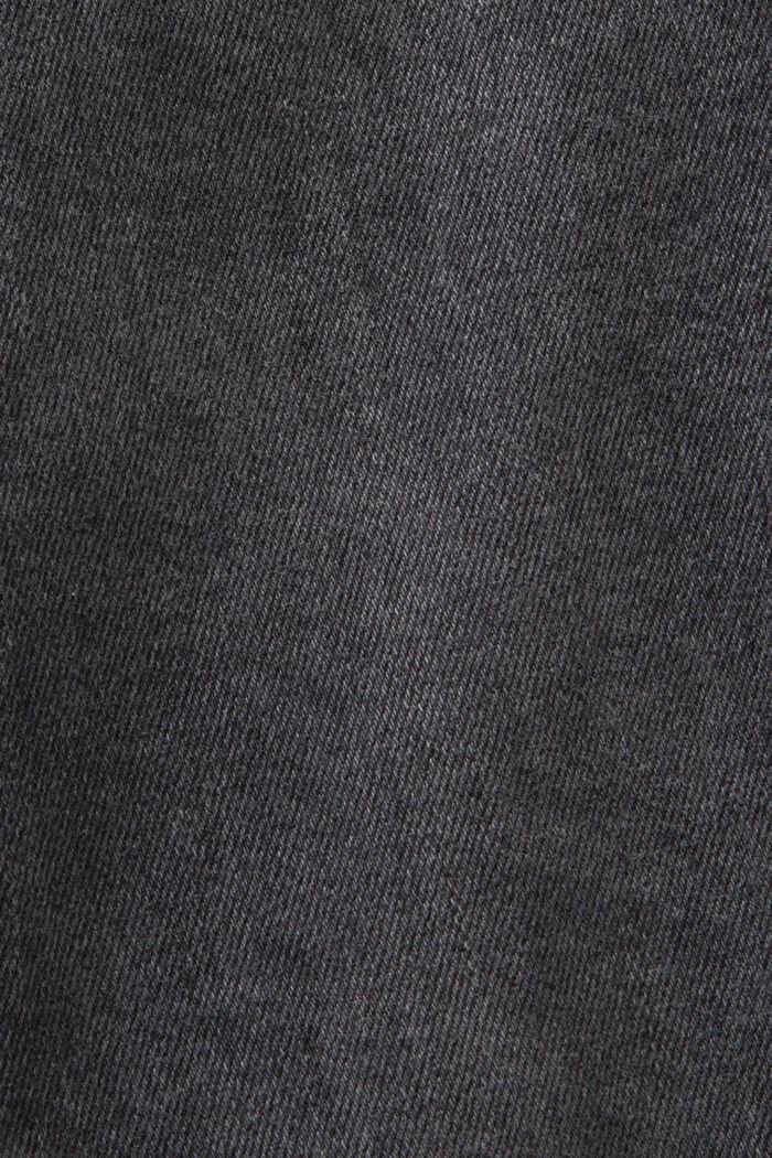 中腰‌修身牛仔褲, BLACK DARK WASHED, detail image number 6
