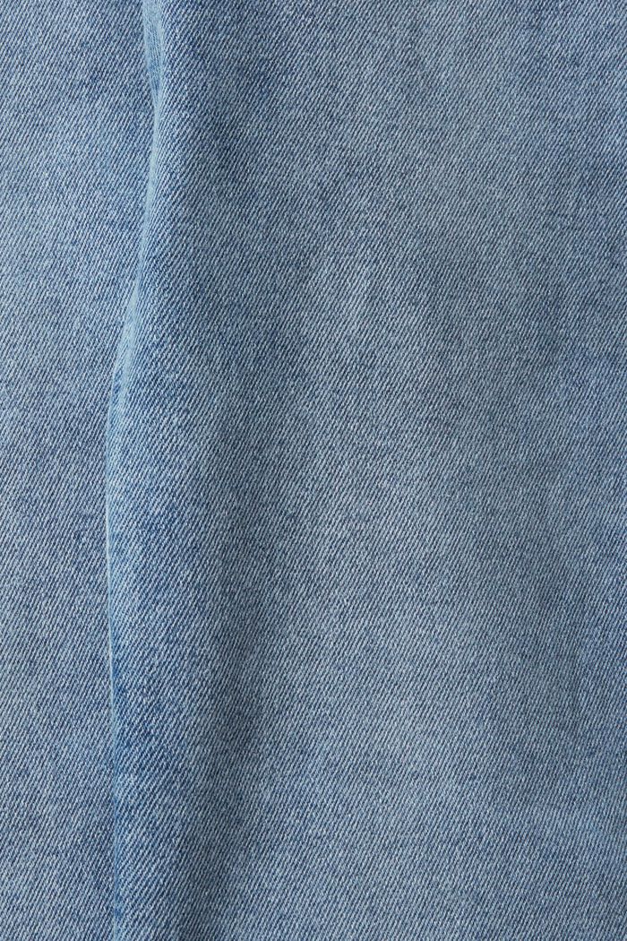 高腰直腳牛仔褲, BLUE LIGHT WASHED, detail image number 1