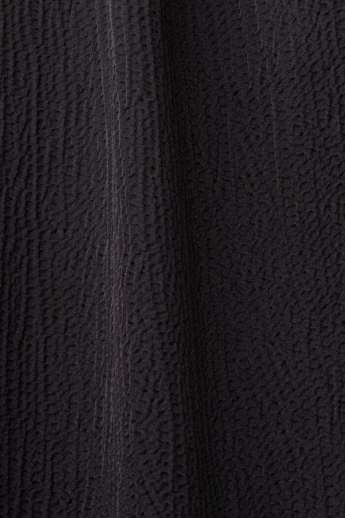‌褶皺緞面裙褲, 深灰色, detail image number 6