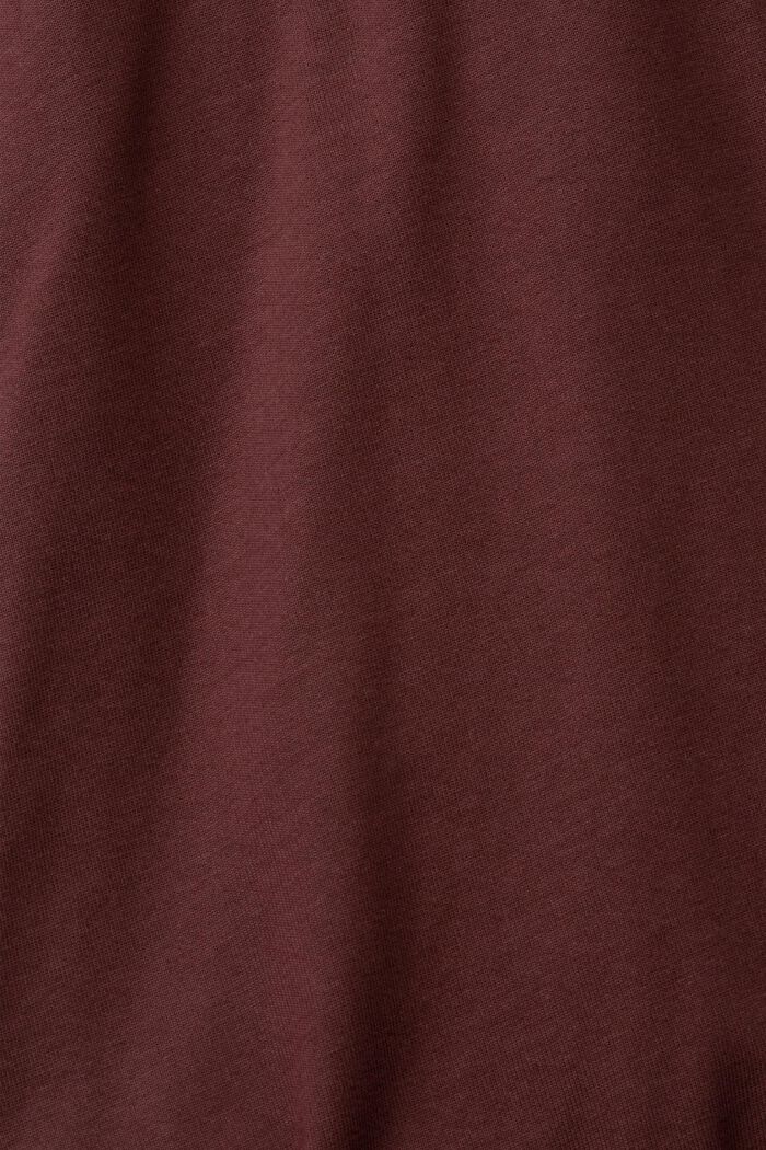 長袖Polo衫, 酒紅色, detail image number 1