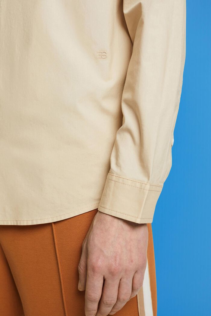 Button-down shirt, BEIGE, detail image number 4