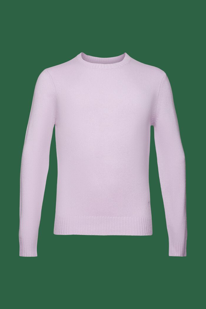 Cashmere sweater, LILAC, detail image number 6