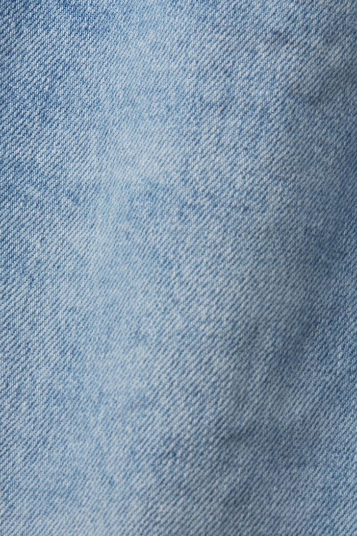 寬鬆修身牛仔褲, BLUE LIGHT WASHED, detail image number 7