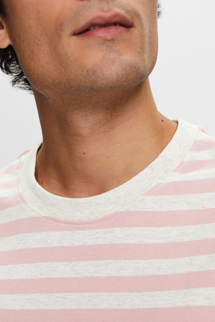Striped Cotton Jersey T-Shirt, ICE, detail image number 2