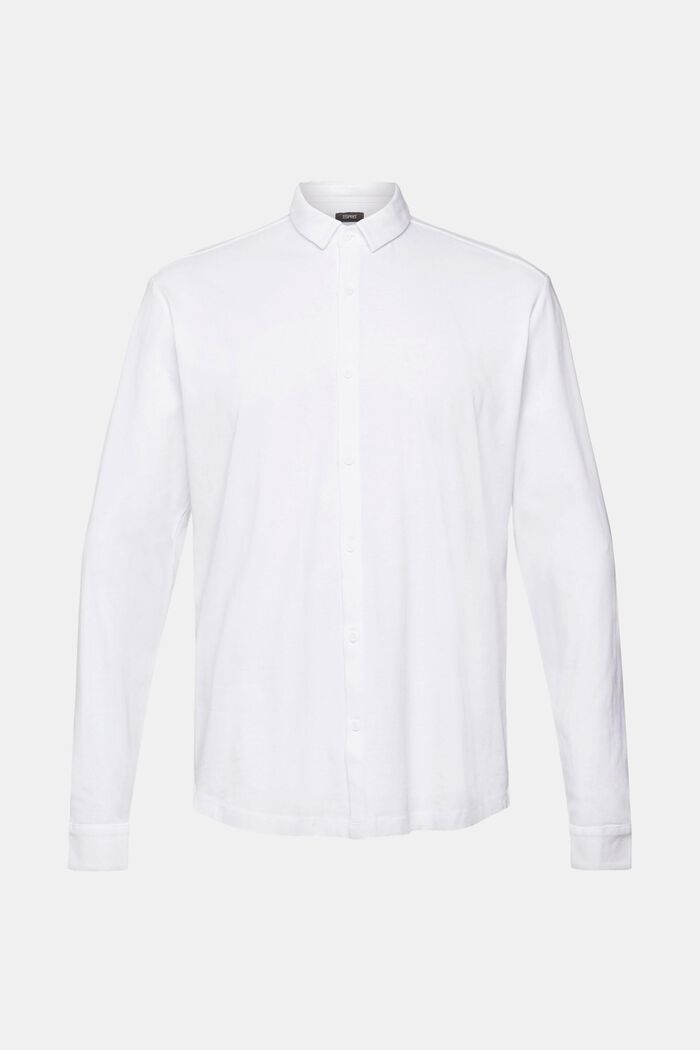 Jersey shirt, 100% cotton, WHITE, detail image number 5