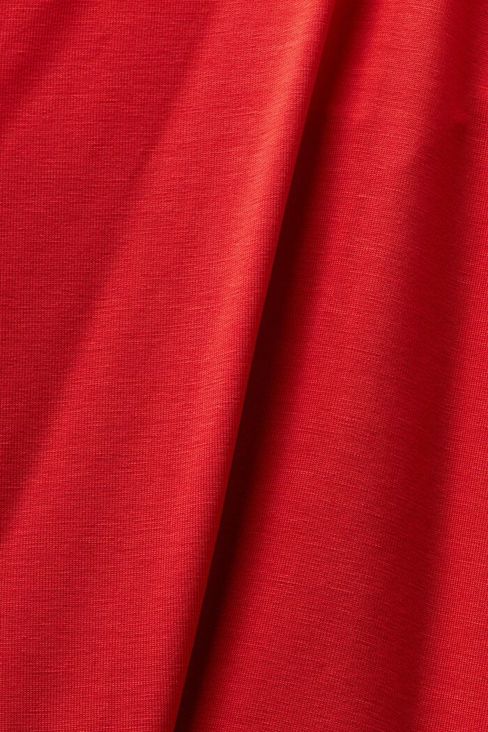 ‌單肩上衣, 深紅色, detail image number 4