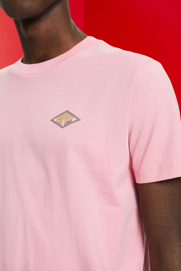 LOGO標誌印花T恤, 粉紅色, detail image number 2
