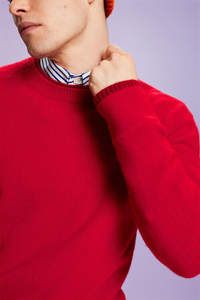 Cashmere Pullover, RED, detail image number 2