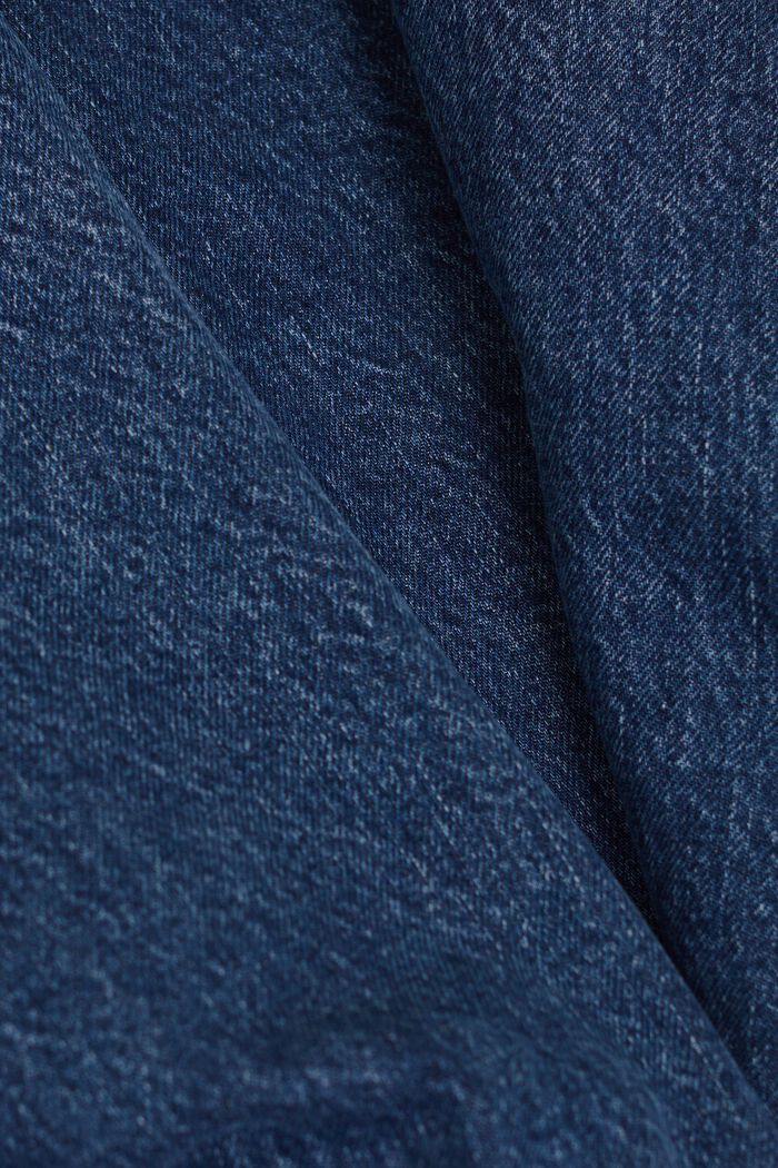 ‌寬鬆直腳牛仔褲, BLUE MEDIUM WASHED, detail image number 6