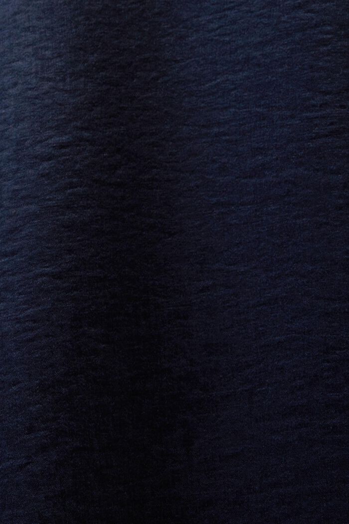 緞布闊腳長褲, 海軍藍, detail image number 5