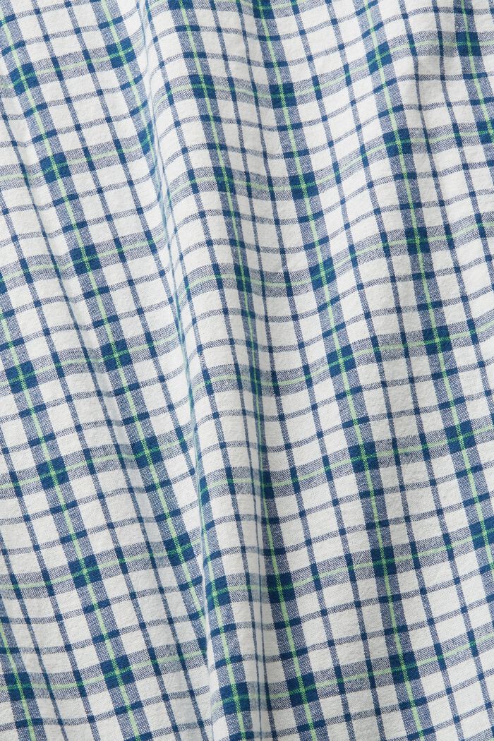Sustainable cotton chequered shirt, OFF WHITE, detail image number 5